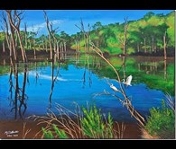   “Reflections 1” Barrett Street Weir, Margaret River